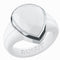 Oversized Pear Collection - Silicone Rings with Metal Frame - Patented Design