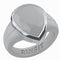Oversized Pear Collection - Silicone Rings with Metal Frame - Patented Design