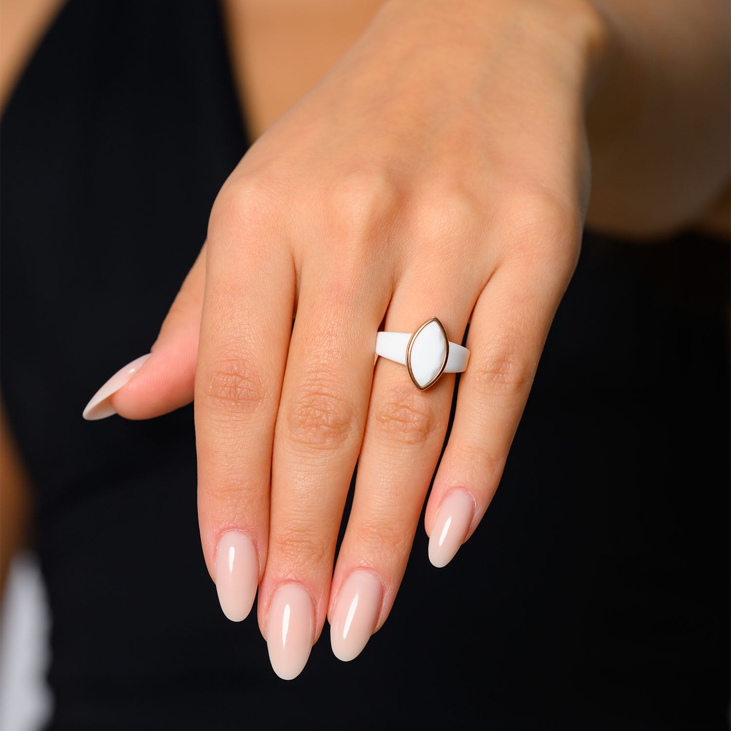Marquise Collection  - Silicone Rings for Women with Metal Frame - Patent Pending Design