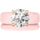 Round Cut CZ Silicone Ring Set for Women, Stackable 2-Ring Set, 7 mm Round Cut CZ | Patented Design - GlowStone Collection