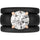 Round Cut Silicone Ring Set for Women, 2 Thin Stackable Rings - 7 mm Round Cut CZ | Patented Design - GlowStone Collection