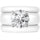 Round Cut Silicone Ring Set for Women, 2 Thin Stackable Rings - 7 mm Round Cut CZ | Patented Design - GlowStone Collection