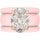 Oval Cut CZ Silicone Ring Set for Women, 2 Thin Stackable Rings – 11×8 mm Oval Cut CZ | Patented Design - GlowStone Collection