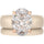 Oval Cut CZ Silicone Ring Set for Women, Stackable 2-Ring Set, 11×8 mm Oval Cut CZ | Patented Design - GlowStone Collection