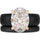 Oval Cut CZ Silicone Ring Set for Women, Stackable 2-Ring Set, 11×8 mm Oval Cut CZ | Patented Design - GlowStone Collection