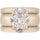 Oval Cut CZ Silicone Ring Set for Women, 2 Thin Stackable Rings – 11×8 mm Oval Cut CZ | Patented Design - GlowStone Collection