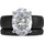 Oval Cut CZ Silicone Ring Set for Women, Stackable 2-Ring Set, 11×8 mm Oval Cut CZ | Patented Design - GlowStone Collection