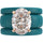 Oval Cut CZ Silicone Ring Set for Women, 2 Thin Stackable Rings – 11×8 mm Oval Cut CZ | Patented Design - GlowStone Collection