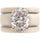 Oval Cut CZ Silicone Ring Set for Women, 2 Thin Stackable Rings – 11×8 mm Oval Cut CZ | Patented Design - GlowStone Collection