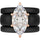 Marquise Cut CZ Silicone Ring Set for Women, 2 Thin Stackable Rings - 14×7 mm Marquise Cut CZ | Patent-Pending Design - GlowStone Collection