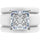 Princess Cut CZ Silicone Ring Set for Women, 2 Thin Stackable Rings – 8 ×8 mm Princess Cut CZ | Patented Design - GlowStone Collection