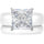 Princess Cut CZ Silicone Ring Set for Women, Stackable 2-Ring Set, 8×8 mm Princess Cut CZ | Patented Design - GlowStone Collection