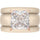 Princess Cut CZ Silicone Ring Set for Women, 2 Thin Stackable Rings – 8 ×8 mm Princess Cut CZ | Patented Design - GlowStone Collection