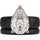 Pear Cut CZ Silicone Ring Set for Women, Stackable 2-Ring Set, 8×12 mm Pear Cut CZ, Patent-Pending Design - GlowStone Collection
