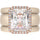 Rinfit Halo Silicone Ring Set for Women, Stackable 3 Ring Set, 10×8 mm CZ Stone + 2 Thin Rings | Patented Design