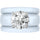 Round Cut Silicone Ring Set for Women, 2 Thin Stackable Rings - 7 mm Round Cut CZ | Patented Design - GlowStone Collection