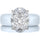 Oval Cut CZ Silicone Ring Set for Women, Stackable 2-Ring Set, 11×8 mm Oval Cut CZ | Patented Design - GlowStone Collection