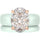 Oval Cut CZ Silicone Ring Set for Women, Stackable 2-Ring Set, 11×8 mm Oval Cut CZ | Patented Design - GlowStone Collection