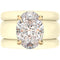 Oval Cut CZ Silicone Ring Set for Women, 2 Thin Stackable Rings – 11×8 mm Oval Cut CZ | Patented Design - GlowStone Collection