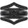 Women's Couture Silicone Rings. Stylish Design - 3 Rings Set - Patented Design