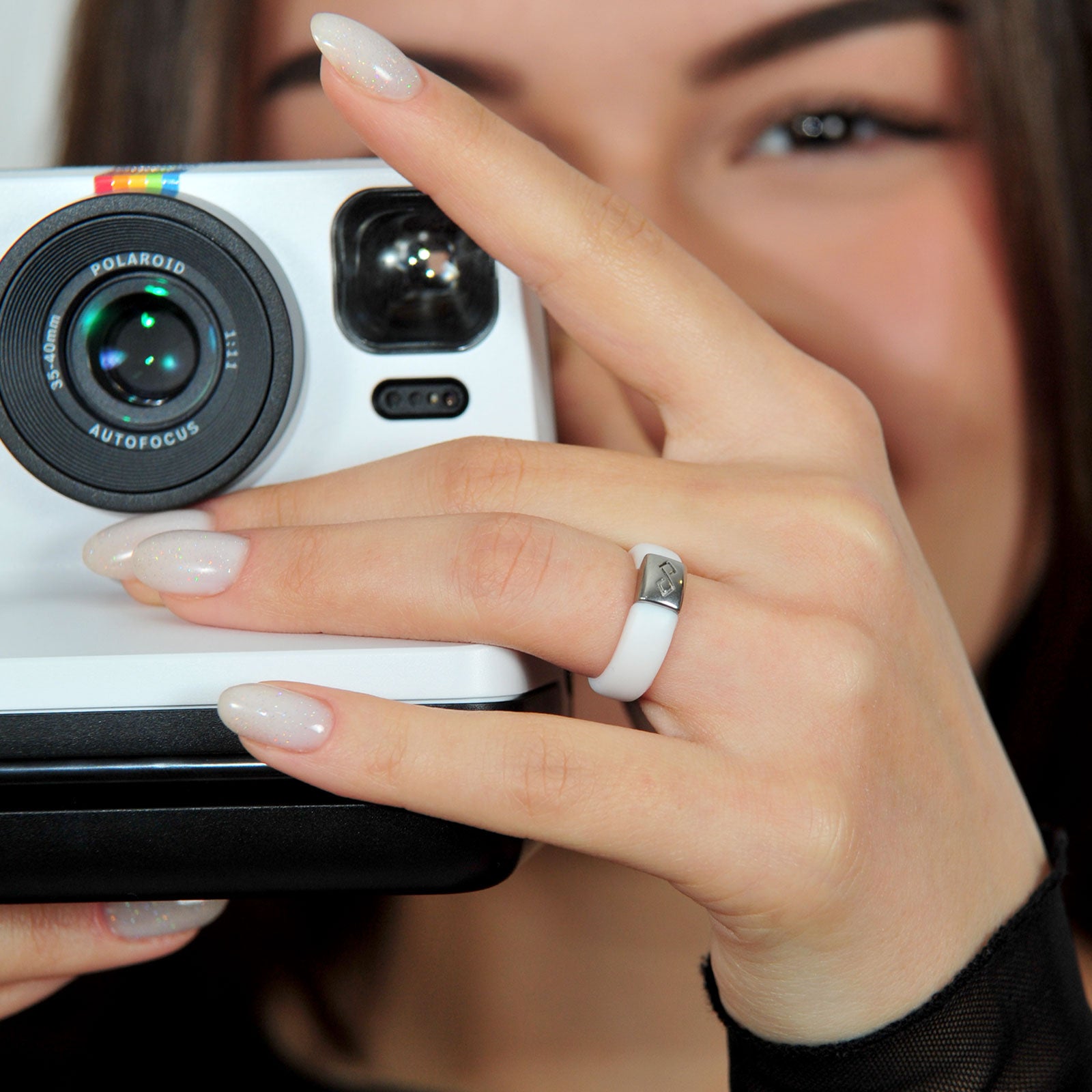 MetalInfinity Collection - Women's Silicone Rings with Metal - Patented Design
