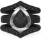 Rinfit Silicone Rings for Women - Metal-Framed with 2 Stackable Rings - Silicone Diamond Rings Wedding Bands Women