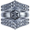 Women's Couture Silicone Rings - 5 Rings Set - Patented Design