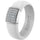 Women's Silicone Ring with Metal and CZ Stones