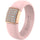 Women's Silicone Ring with Metal and CZ Stones