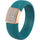 Women's Silicone Ring with Metal and CZ Stones