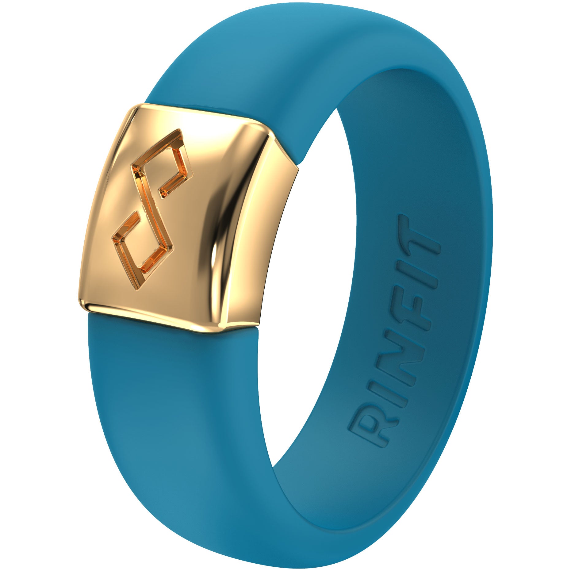 MetalInfinity Collection - Women's Silicone Rings with Metal - Patented Design
