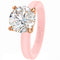 Rinfit Thin Silicone Ring with Round cut CZ | Patented Design
