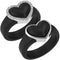 Rinfit Silicone Rings – Heart Collection- 2 Rings Set | U.S. Patent Pending Design