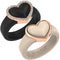 Rinfit Silicone Rings – Heart Collection- 2 Rings Set | U.S. Patent Pending Design