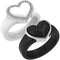 Rinfit Silicone Rings – Heart Collection- 2 Rings Set | U.S. Patent Pending Design