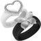 Rinfit Silicone Rings - Heart & Butterfly Collection - 2 Rings Set | Patent Pending Design