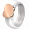 Heart Collection - Women's Silicone Rings with Metal - Patent Design