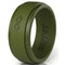 GIFT RING Men's Infinity Silicone Ring. Soft, Comfortable & Durable Wedding Band. US Design Patent