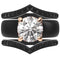 Silicone Ring Stackable Set – 7mm Round Solitaire CZ | Patented Design - GlowStone Collection