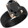 Silicone Ring – 12×8 mm Black Oval Cut CZ | Patented Design - GlowStone Collection