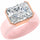 Rinfit Silicone Ring with CZ Stone, East-West Radiant Cut