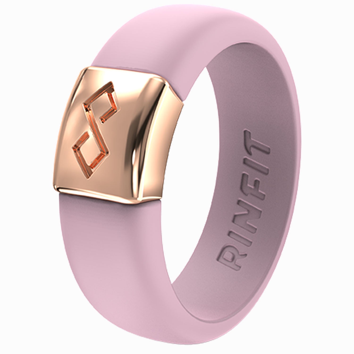 MetalInfinity Collection - Women's Silicone Rings with Metal - Patented Design
