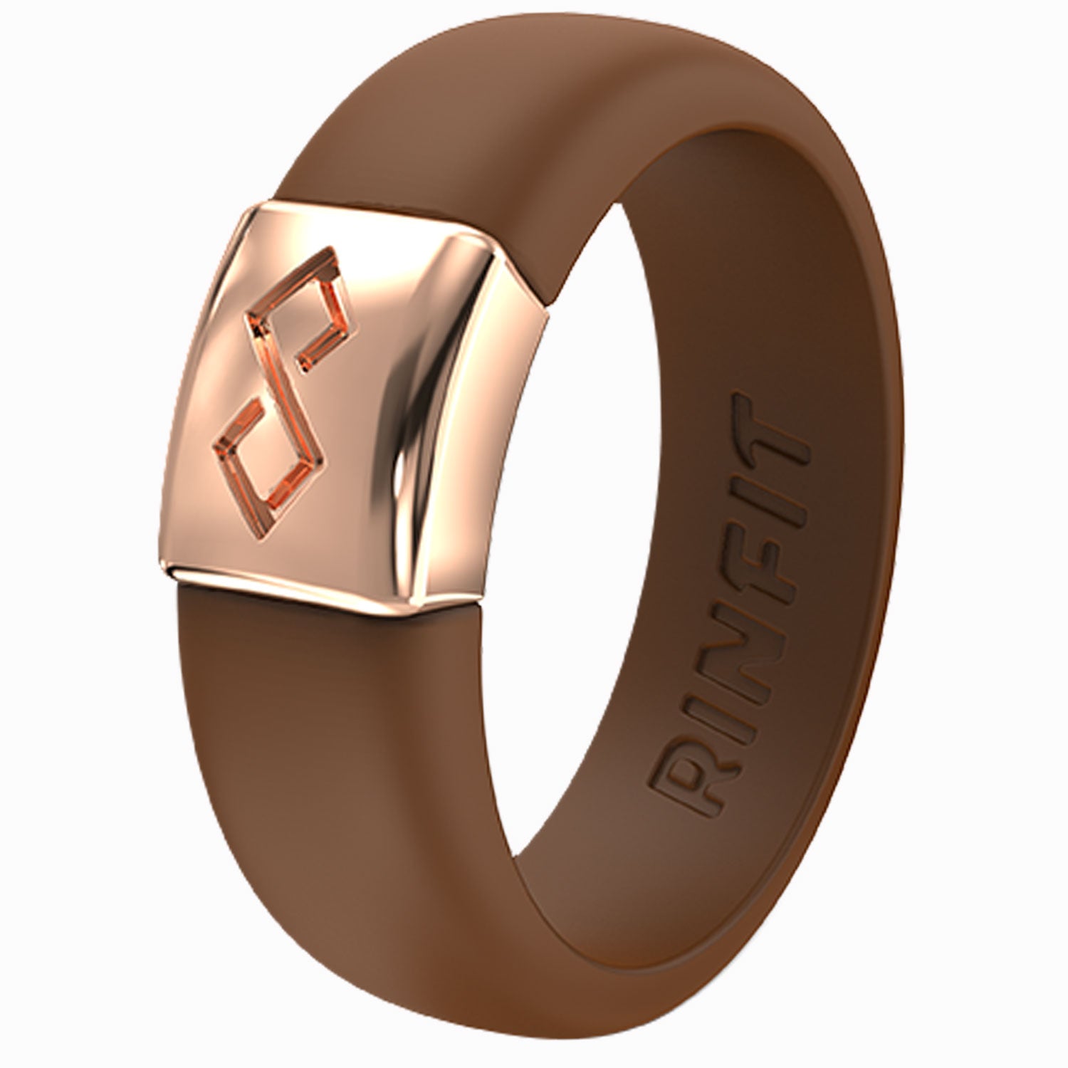 MetalInfinity Collection - Women's Silicone Rings with Metal - Patented Design
