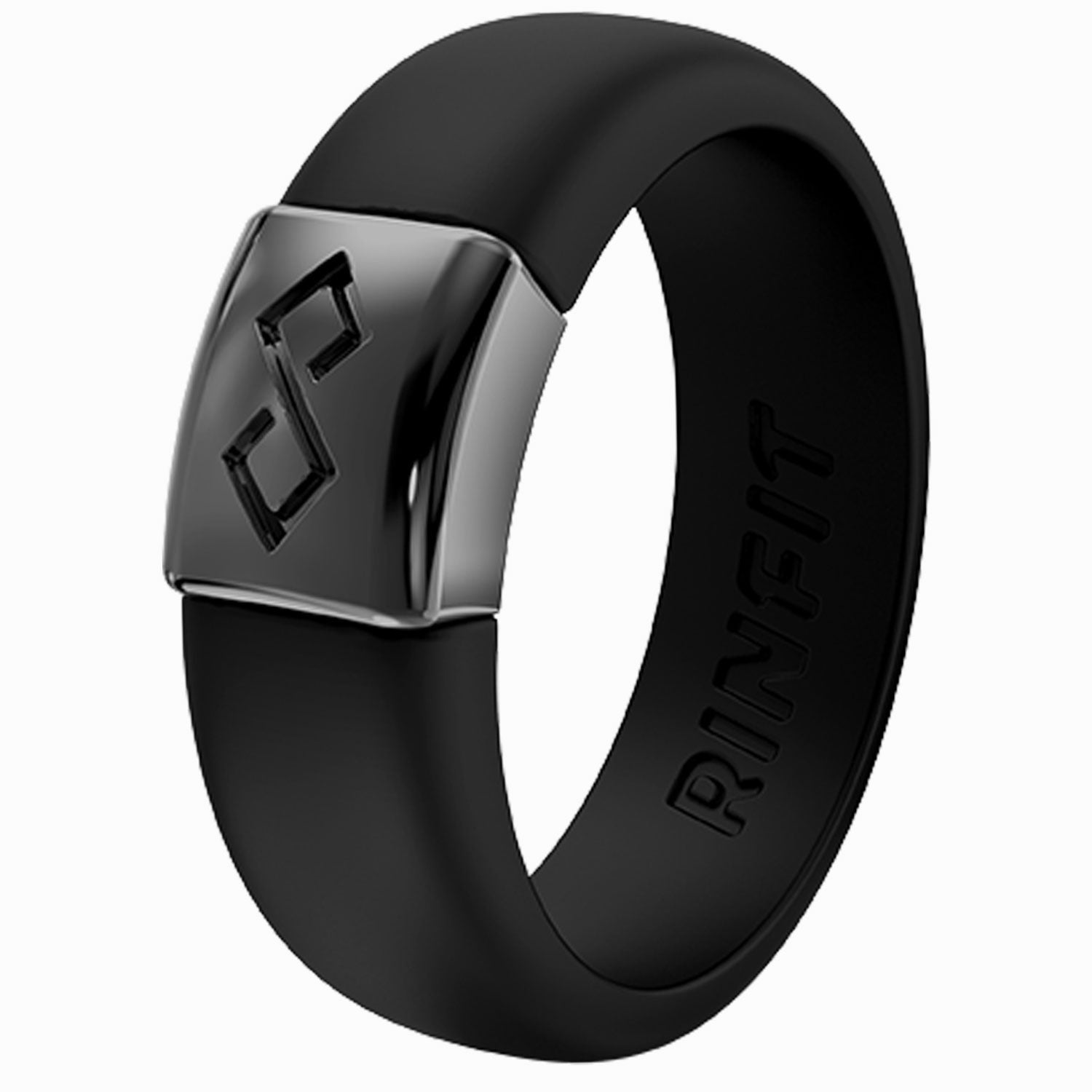 MetalInfinity Collection - Women's Silicone Rings with Metal - Patented Design