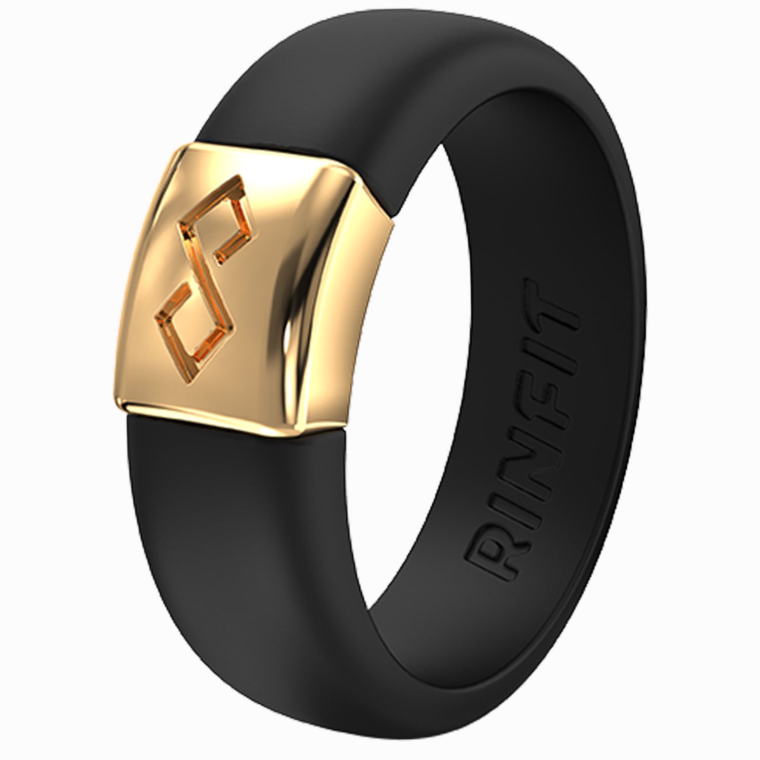 MetalInfinity Collection - Women's Silicone Rings with Metal - Patented Design