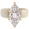 Silicone Ring – 14×7 mm Marquise Cut CZ | Patent-Pending Design - GlowStone Collection