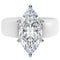 Silicone Ring – 14×7 mm Marquise Cut CZ | Patent-Pending Design - GlowStone Collection