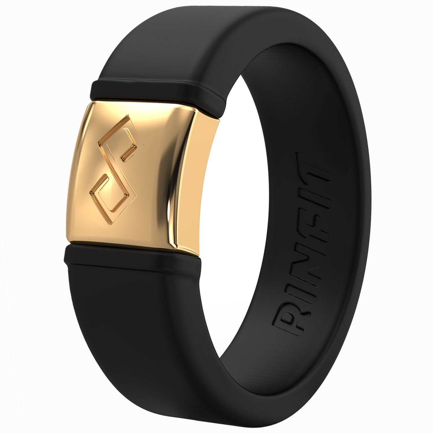 MetalInfinity Collection - Men's Silicone Rings with Metal - Patented Design