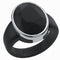 Oversized Oval Collection - Silicone Rings with Metal Frame