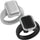 Emerald Silicone Rings with Metal Frame & CZ Stones - 2 Rings Set